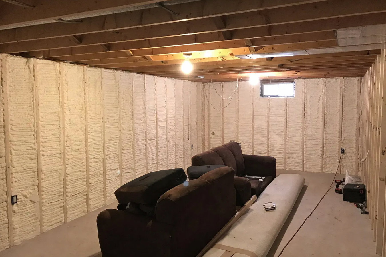 Basement insulation