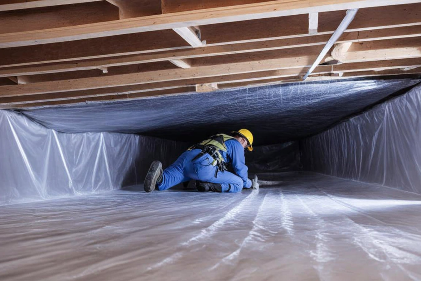 Vapor barrier installation